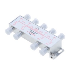 8-Way TV Coaxial Cable Splitter 5-2300MHz For RG6 RG59 TV Antenna Coax Adapter