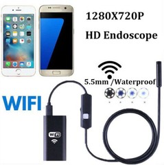 For iPhone Android iOS PC 8MM WiFi Borescope Endoscope Snake Inspection Camera