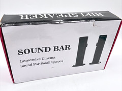 Soundbar Speaker Immersive Cinema Sound For Small Spaces (Black)
