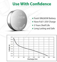 10x Watch Battery SR626SW SR626W Silver Oxide 377 364 363 376