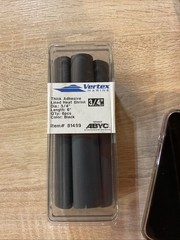 Vertex Marine Thick Adhesive Lined Heat Shrink 3/4”dia.,6” Length 6pcs. Black