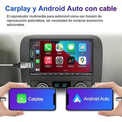 7″ Single 1Din Touch Screen Stereo Bluetooth Radio Car Apple/Android Carplay GPS