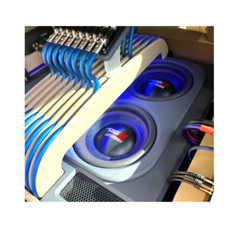 20ft. 1/0 Gauge BLUE OFC Wire Strands Copper Marine Grade Cable AWG High Quality