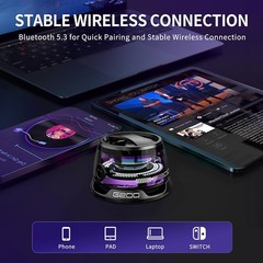 2Pack Magnetic Portable Speaker G200 Mini Sound 5.3 Bluetooth Phone Holder US