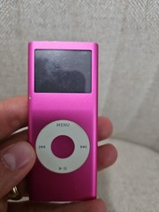 Apple iPod Nano 4GB Pink with Charger Bundle Tested – Working!