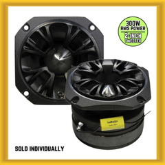 Audiopipe ATR-4063B 2″ 300W RMS Power Heavy-Duty Titanium Car Super Tweeter New