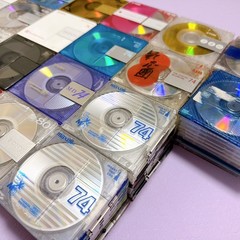 10 Ten disk MD MiniDisc Bulk Lot Set Tested Sony TDK Maxell 60/74/80 Min Used