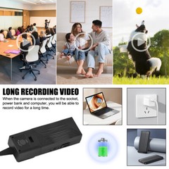For Home/Office 4K Mini Security Camera Motion Detection DIY Mount WiFi Alerts