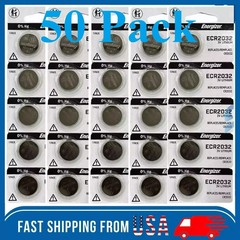 LOT 2-100 ENERGIZER 3V LITHIUM BATTERY CR2032 2032 BR2032 DL2032 Button Cell