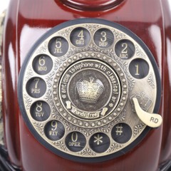 Vintage Rotary Dial Telephone Phone Working Vintage Retro Old Fashion Telephone