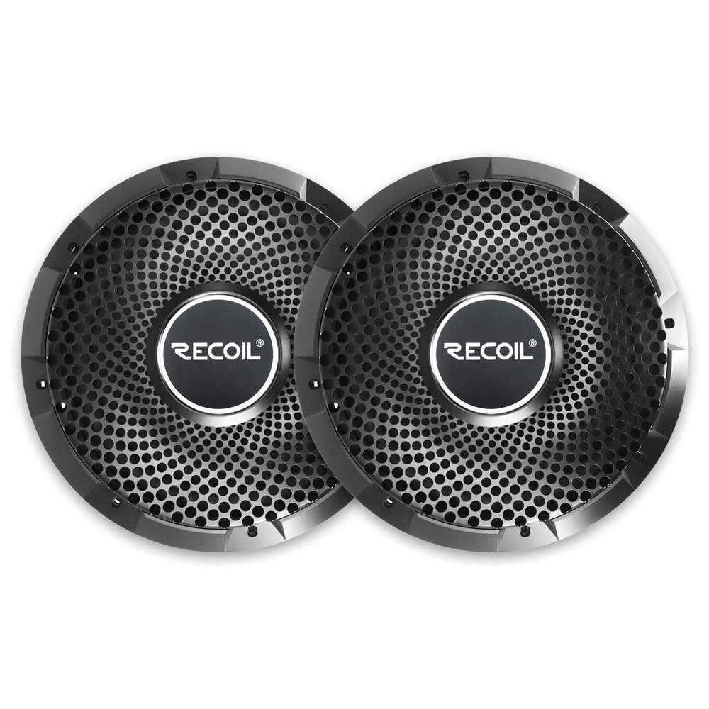 Recoil SG-65P Pair 6.5-Inch High Excursion Black Steel Mesh Grille