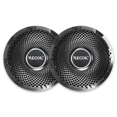Recoil SG-65P Pair 6.5-Inch High Excursion Black Steel Mesh Grille