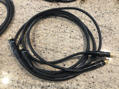 Linn Analogue Interconnect RCA Cables 3.6 Ft Pair (2) Cables -4 Sets Available