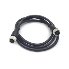1.64ft M12 5 Pins Female to Female Connector Cable, A Straight Molding Cable …