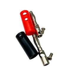 20pcs Banana Plugs 4mm Screw Lock Speaker Wire Audio Jack Connector Lantern Type