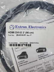 11x Extron 26-614-01 Standard Speed HDMI to DVI-D Cable Lot of 11