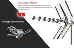 Five Star Outdoor TV Antenna 200 Miles Long Range, 4K 1080P VHF UHF HDTV Antenna