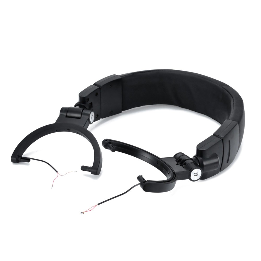 Metal&Plastic Headband Cushion Hook Black For Audio Technica Ath-M50 Headphone