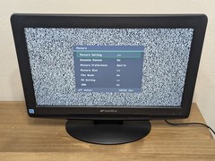 SANSUI HDLCD19WB 19″ 720p HD LCD Retro Gaming TV Monitor VGA Component – TESTED