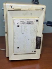 1970s RCA AT059Y Lunar 1 B&W TV AM/FM Flip Clock Radio – No TV Sound