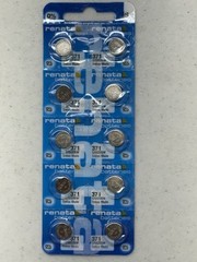 10 PACK RENATA 371 SR920SW SILVER 1.55V EXP 1/2027 FRESH FREE SHIPPING USA
