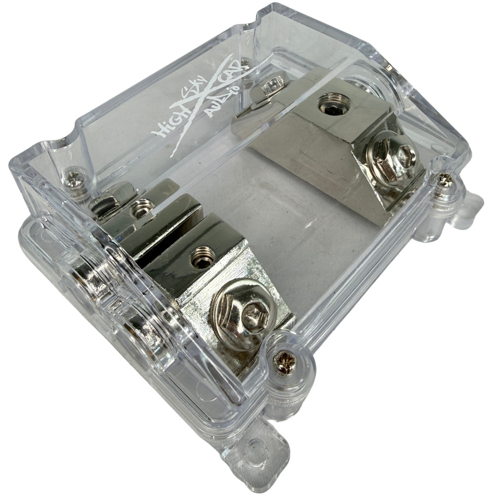 Sky High Car Audio 1/0 to 4 Gauge ANL Fused Distribution Block Waterproof