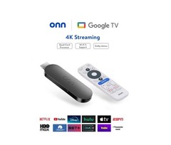NEW 2026 onn 4K Streaming Device Google TV Gemini 2GB RAM – FAST SHIP FL