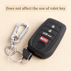 Key Fob Cover for Toyota 2026 RAV4 2025 2026 Grand Highlander Black and Black