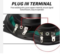 2-pcs 6-1/2″ 2-way speakers 50/200 RMS/MAX Power Handling