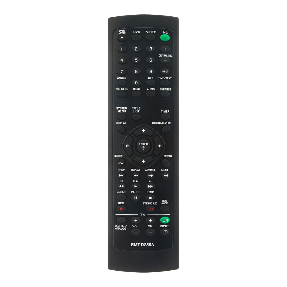 RMT-D255A Replace Remote Fit for Sony VCR DVD Recorder RDR-VX560 RDR-VX535