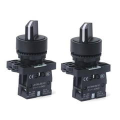 22MM 2 Position Selector Switch – 1NO – 2 Position Maintained