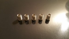 5pcs 8mm Amplifier Terminal Set Screws POWER GROUND SPEAKER REMOTE Amp Screw