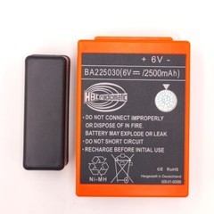 2X BA225030 6V 2500mAh Ni-Mh Battery For HBC Crane remote Pump truck battery