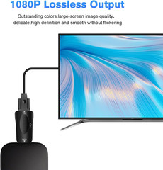 HDMI to VGA Adapter, 1080P HDMI Male to VGA Female Adapter with 3.5Mm Audio