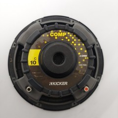 KICKER Comp C10 10C104 10in Single Voice Coil 4 Ohm Car Subwoofer