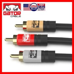 2-Pack 3-RCA Composite Cable Red White Yellow Stereo Audio Video AV TV VCR DVD