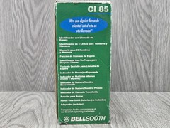 Bell South CI-85 Caller ID Display Call Waiting 80 Number Memory Brand New