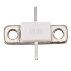 2Pack 10DB Silver Attenuator 100Watt 10dB Attenuators Flanged DC-3GHz 50Ohms HOT