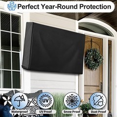 Outdoor TV Cover 28-32in Waterproof UV Resistant Screen Protector