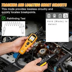 P350 Power Circuit Probe Tester with 40FT Cable & Bendable Probe – Car Relay