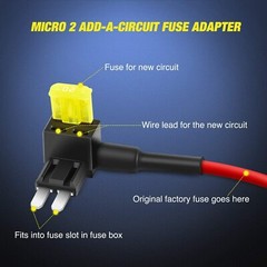 Nilight 10Pack Micro 2 Fuse TAP 12V Car Add a Circuit ATR Blade 20A Fuse Adapter