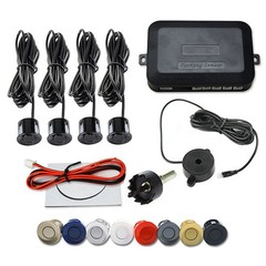 Risingon 12V 22mm Car Parking Sensor Kit Universal 4 Sensors Buzzer Reverse