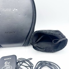 Sony MDR-NC500D Digital Noise Reduction Cancelation Headphones Case Cables Works