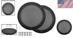 Durable 8″ Speaker Grill Covers – Stylish ABS & Metal for Car Audio Systems
