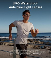AI Smart Glasses Bluetooth Call Audio Translation for Men and Women Work Glasses