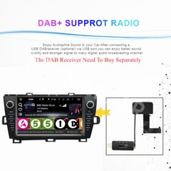 Car Multimedia Player 9in USB FM Head Unit 2+32G Fit For Toyota Prius 2010-2015