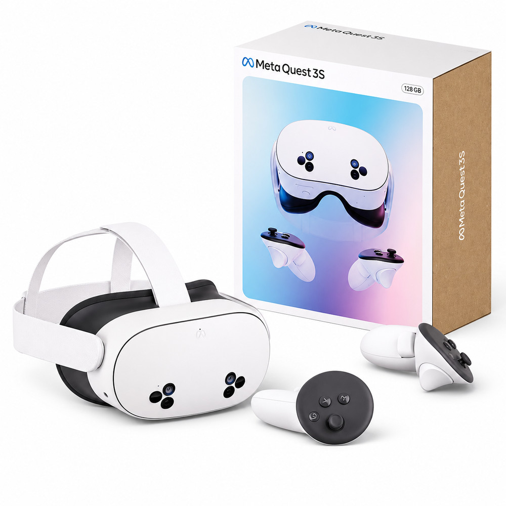 Meta Quest 3S Dive into Mixed Reality & 3-Month Trial of Meta Horizon+ Brand NEW