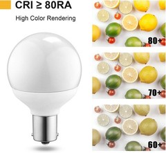 Kohree 12 Volt RV Led Light Bulbs BA15s 20-99/1141/1156 12V Vanity Replacement B