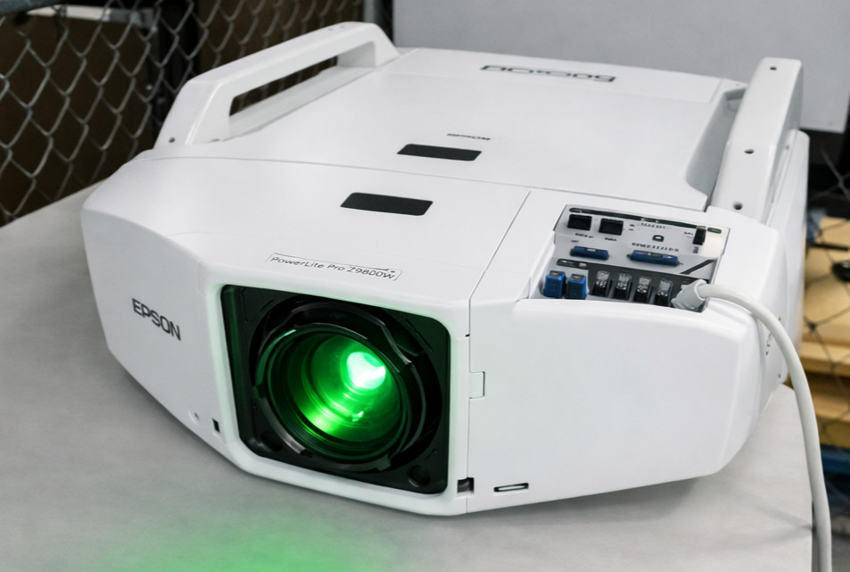 Epson PowerLite Pro Z9800W 8300 Lumen 3LCD WXGA Projector W/ Lens
