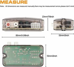 Car Stereo Audio RCA Line-Out Speaker Level Converter High Audio to low Audio